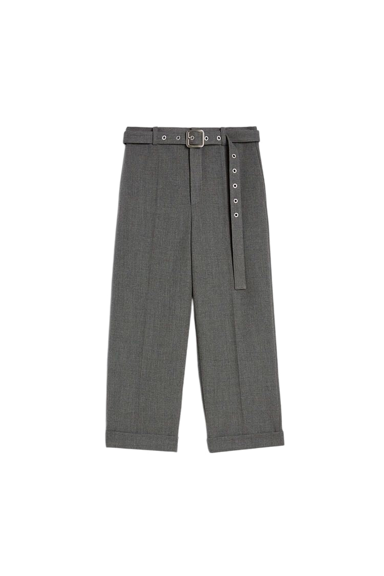 JIL SANDER Belted Canvas Trousers for Men - FW25 Collection