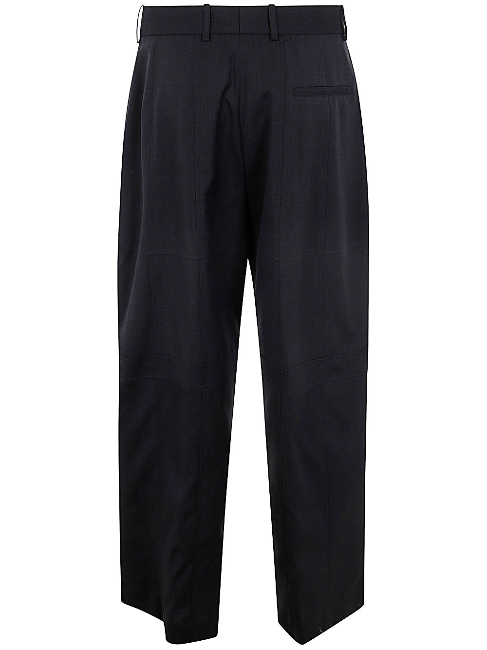 JIL SANDER Relaxed Fit Wool Trousers
