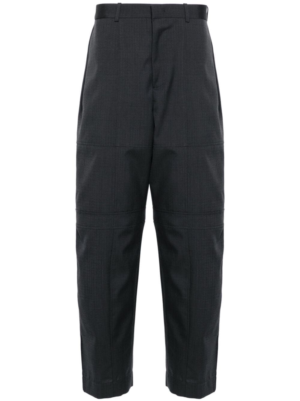 JIL SANDER Relaxed Fit Wool Trousers