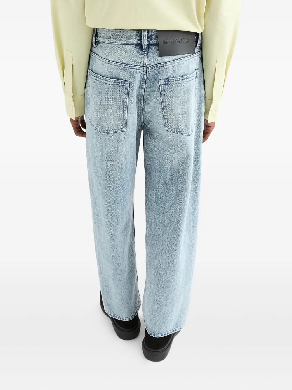 JIL SANDER Men's Treated Denim Trouser 183 - FW25