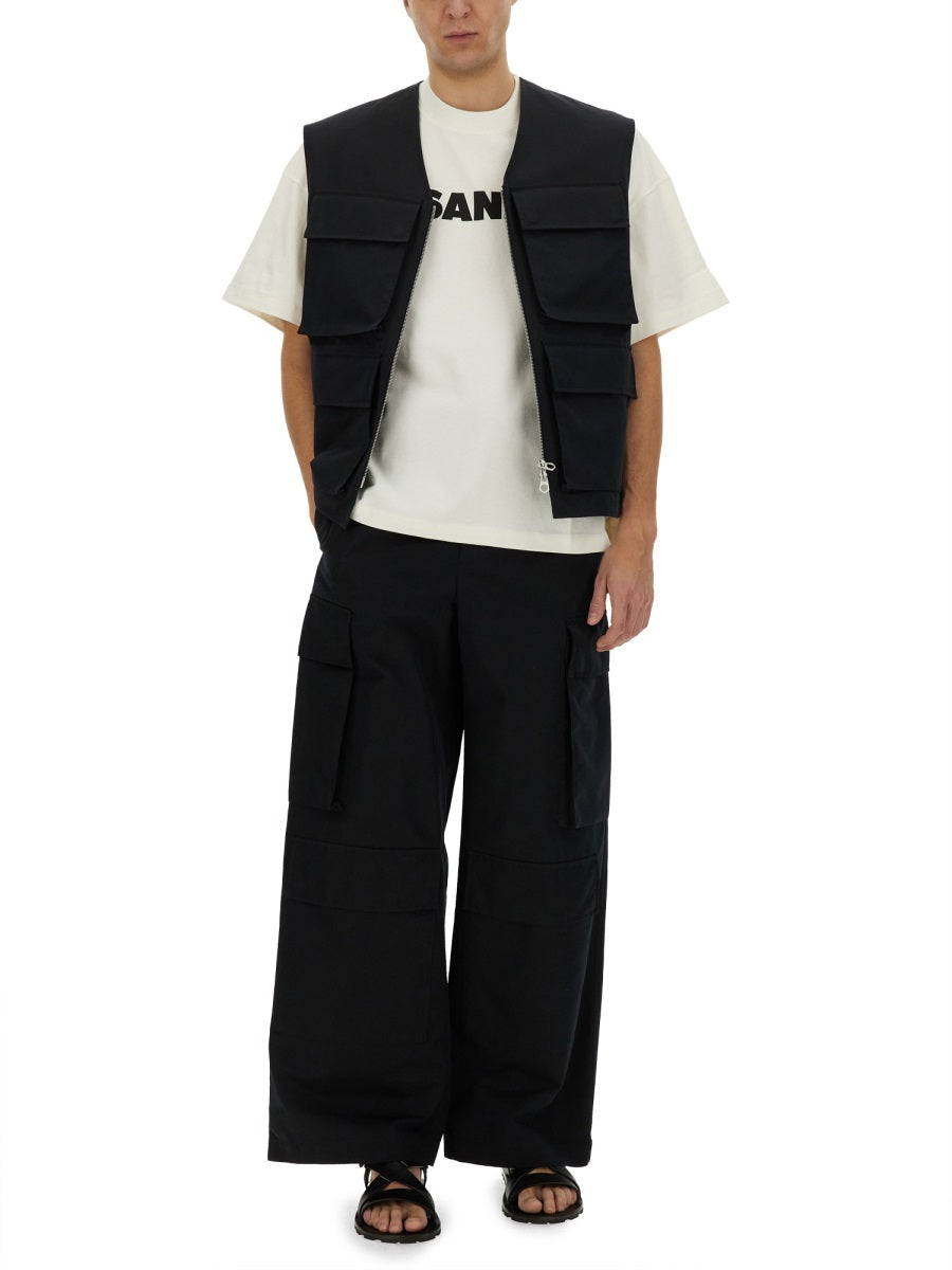 JIL SANDER Cargo Vest - Size L