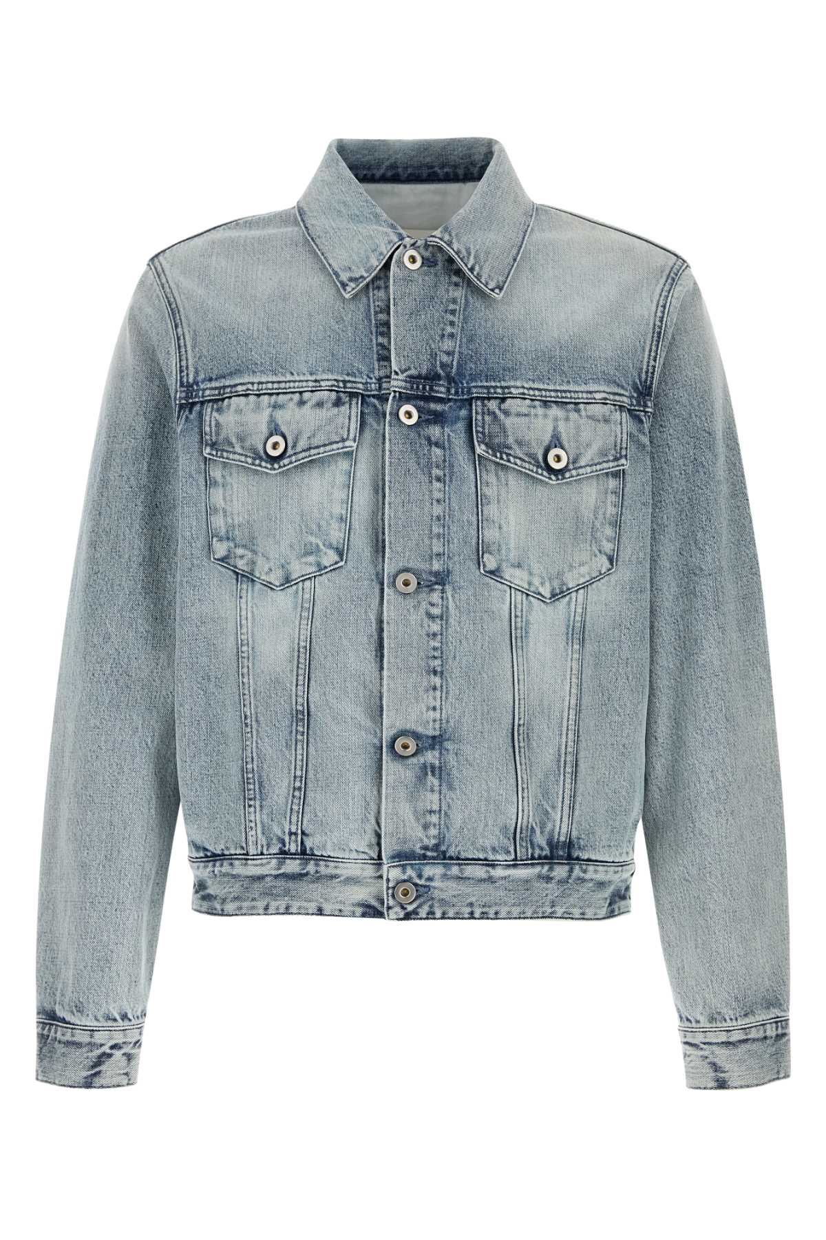 JIL SANDER Men's Treated Blouson Denim Jacket