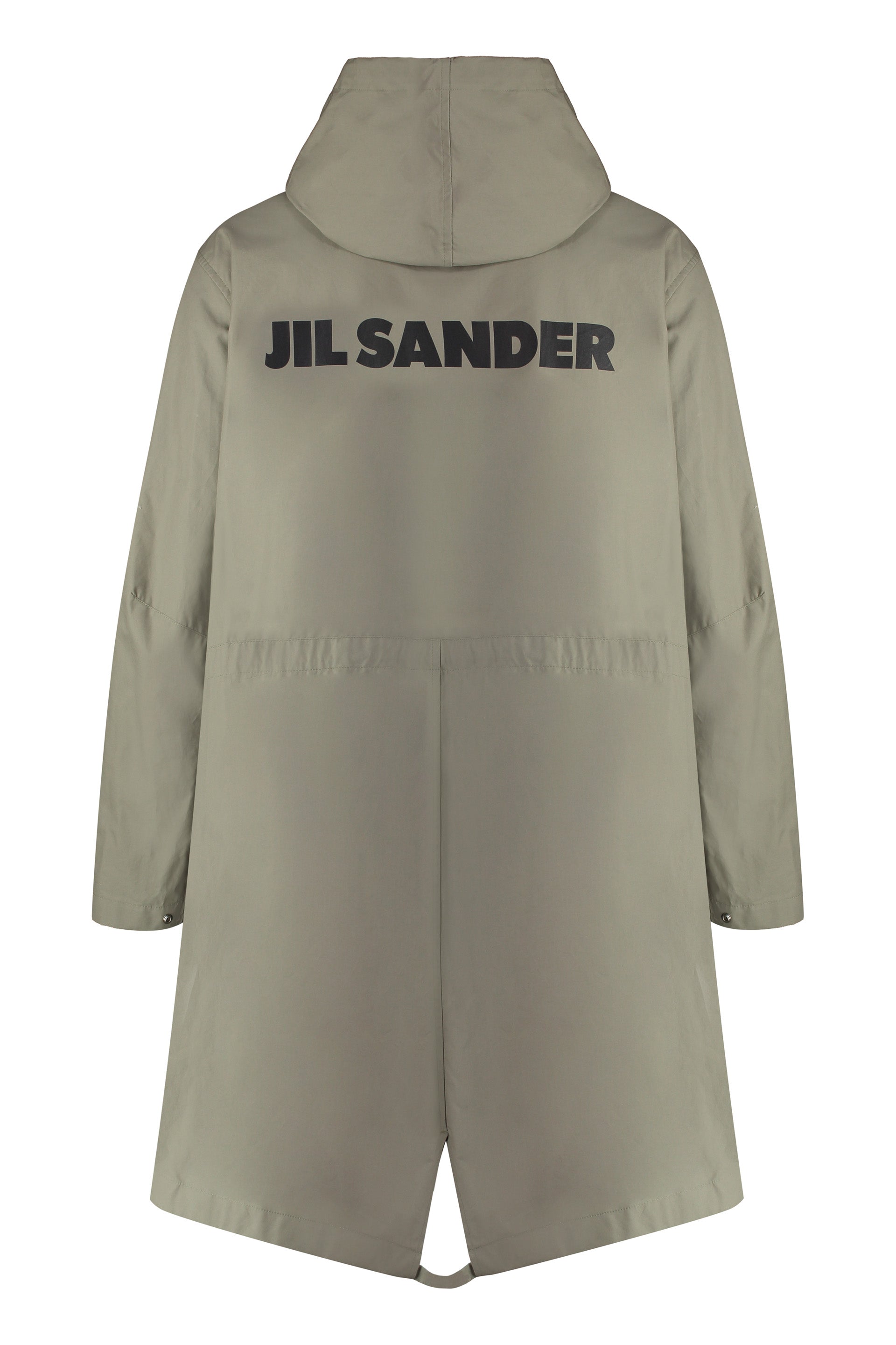 JIL SANDER Oversized Hooded Cotton Parka Jacket