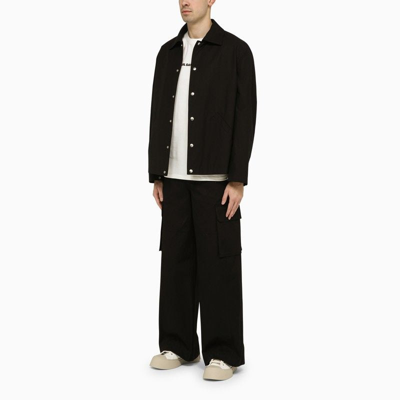 JIL SANDER Cotton Boxy Fit Overshirt
