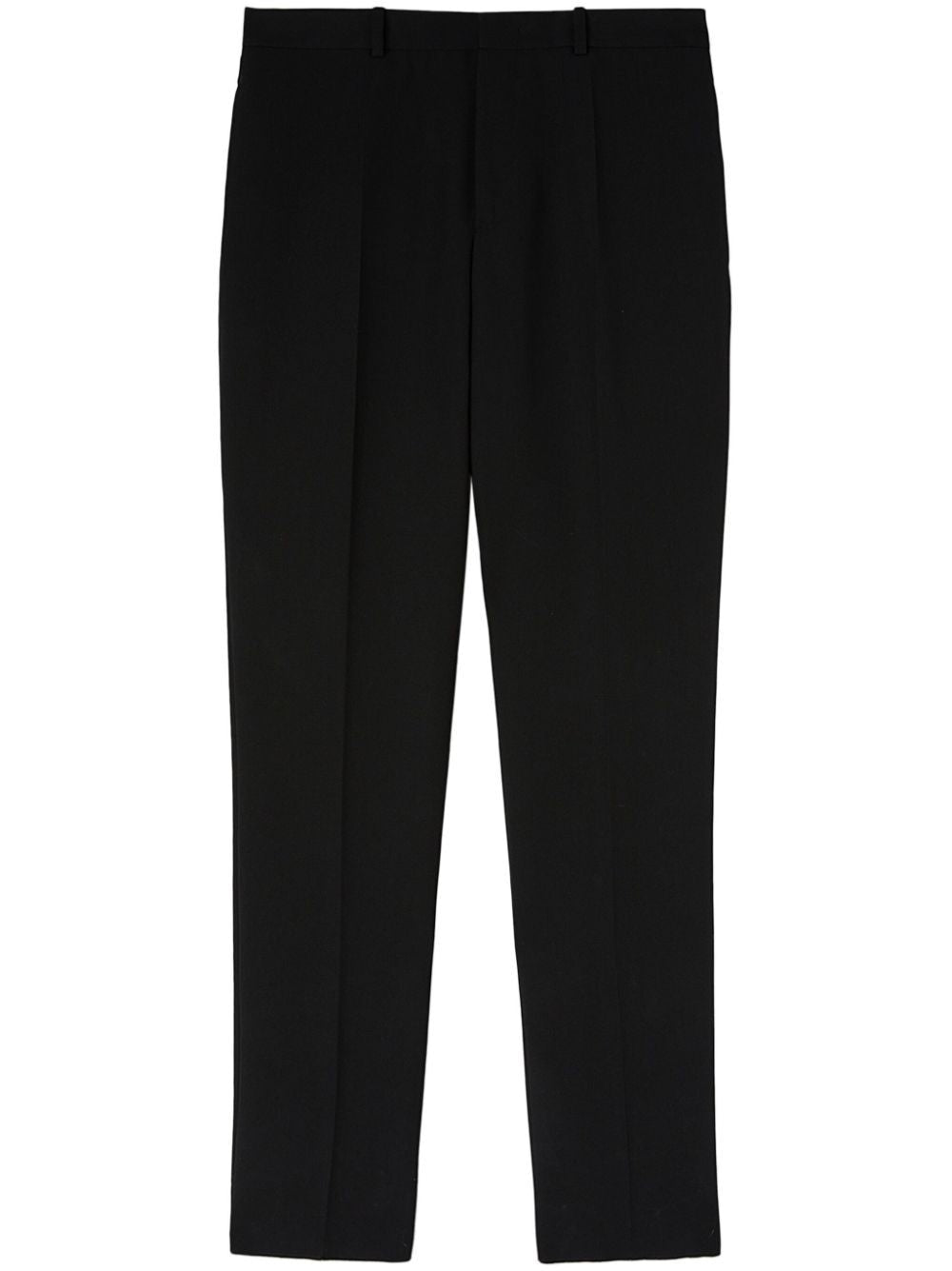 JIL SANDER Wool Gabardine Flat-Front Slim Fit Pants