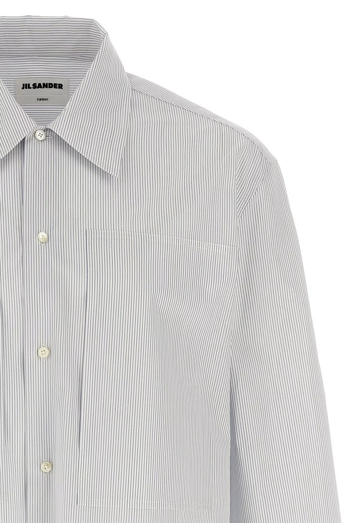 JIL SANDER Tuesday Stripe Shirt - Men's Fashion