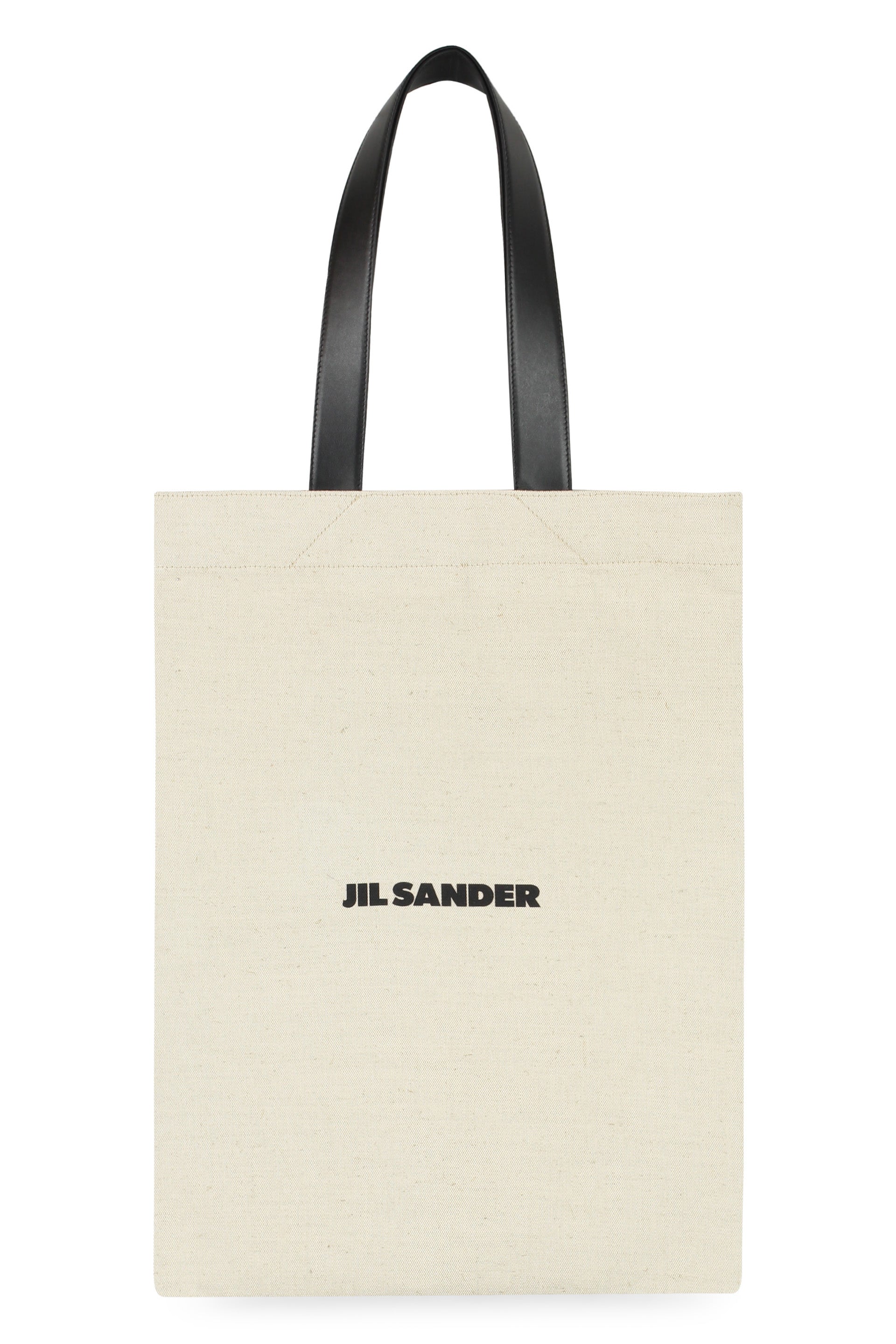 JIL SANDER Canvas Shopping Handbag
