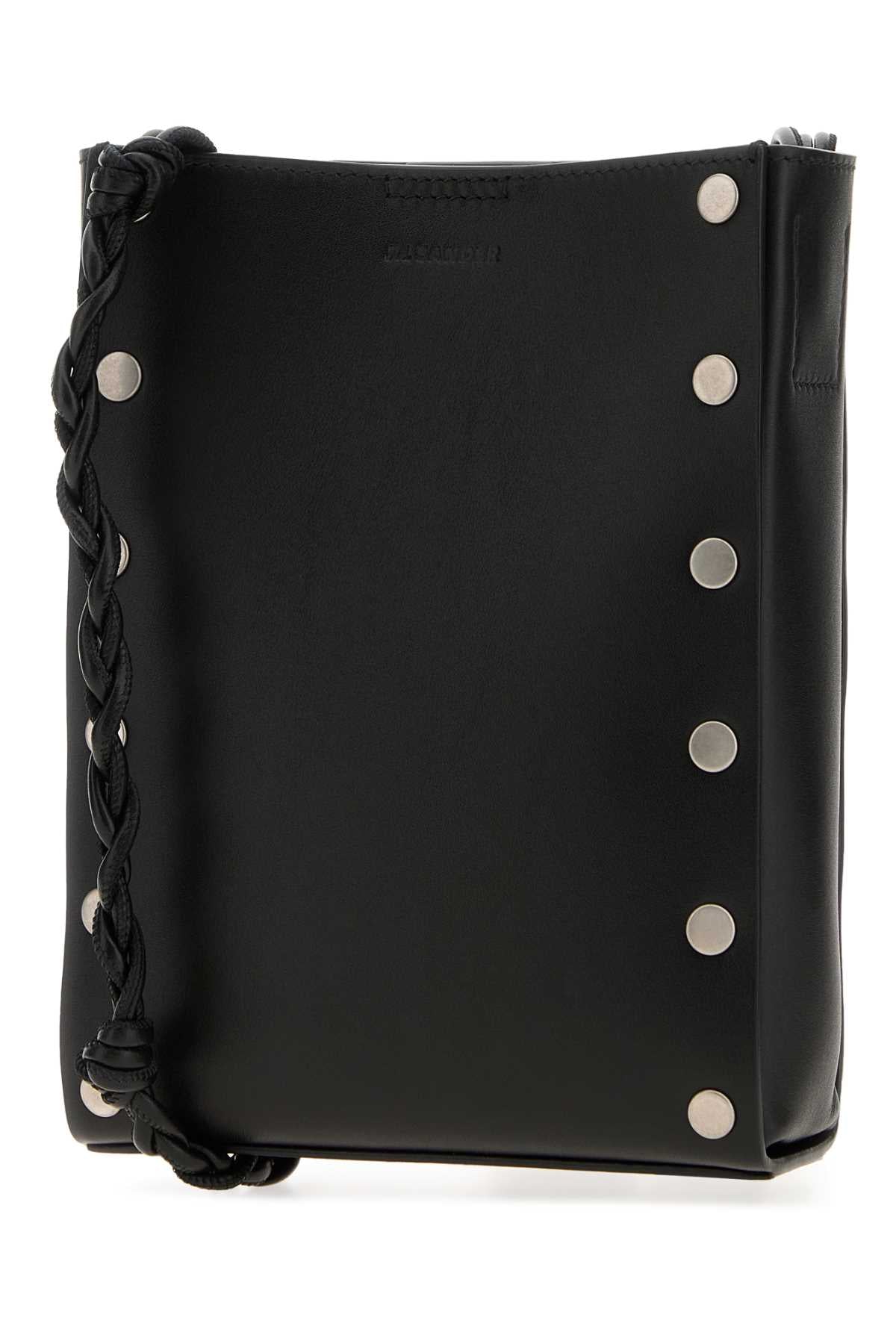 JIL SANDER Leather Tangle Crossbody Handbag