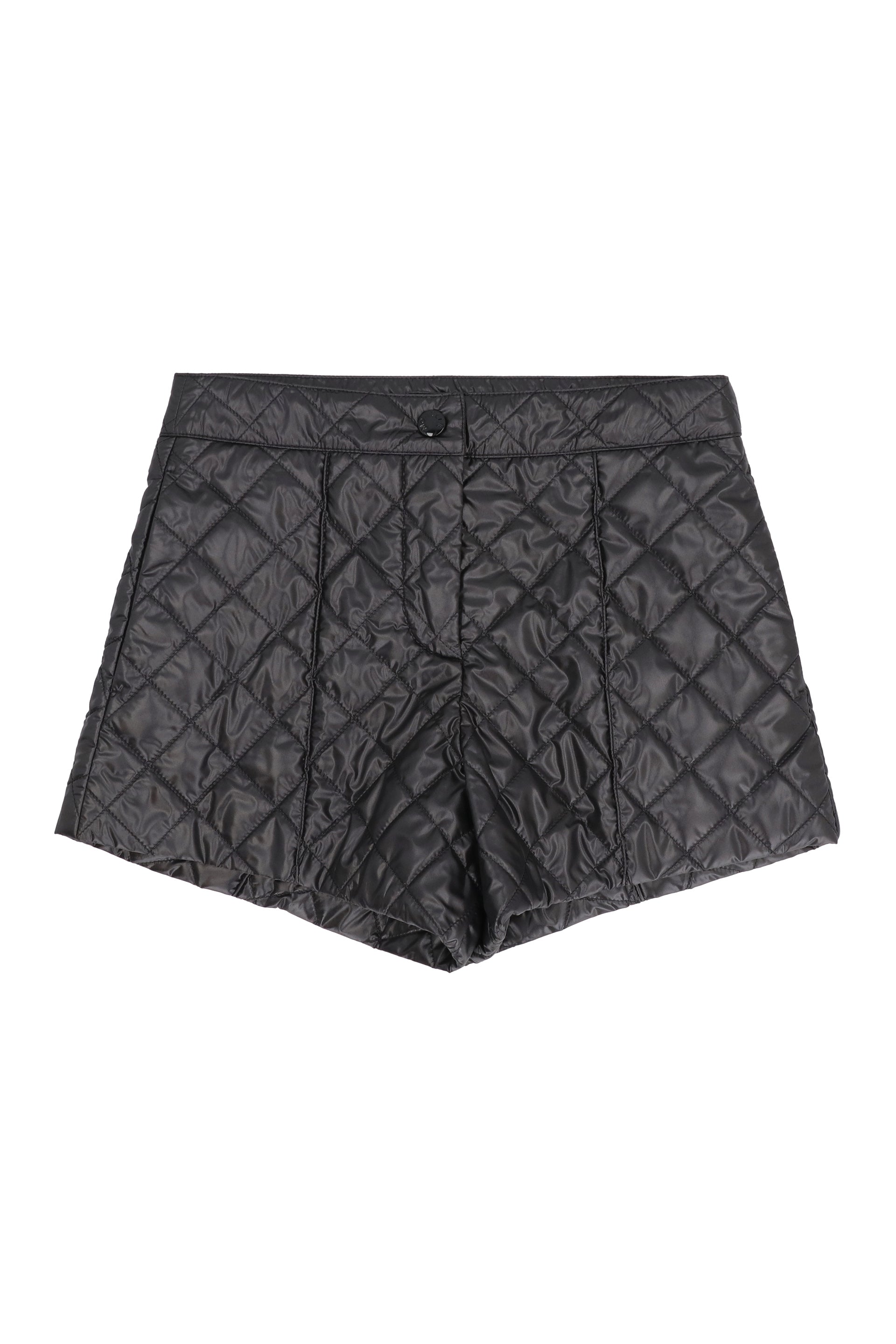 MONCLER KIDS Techno Fabric Mini Shorts for Girls