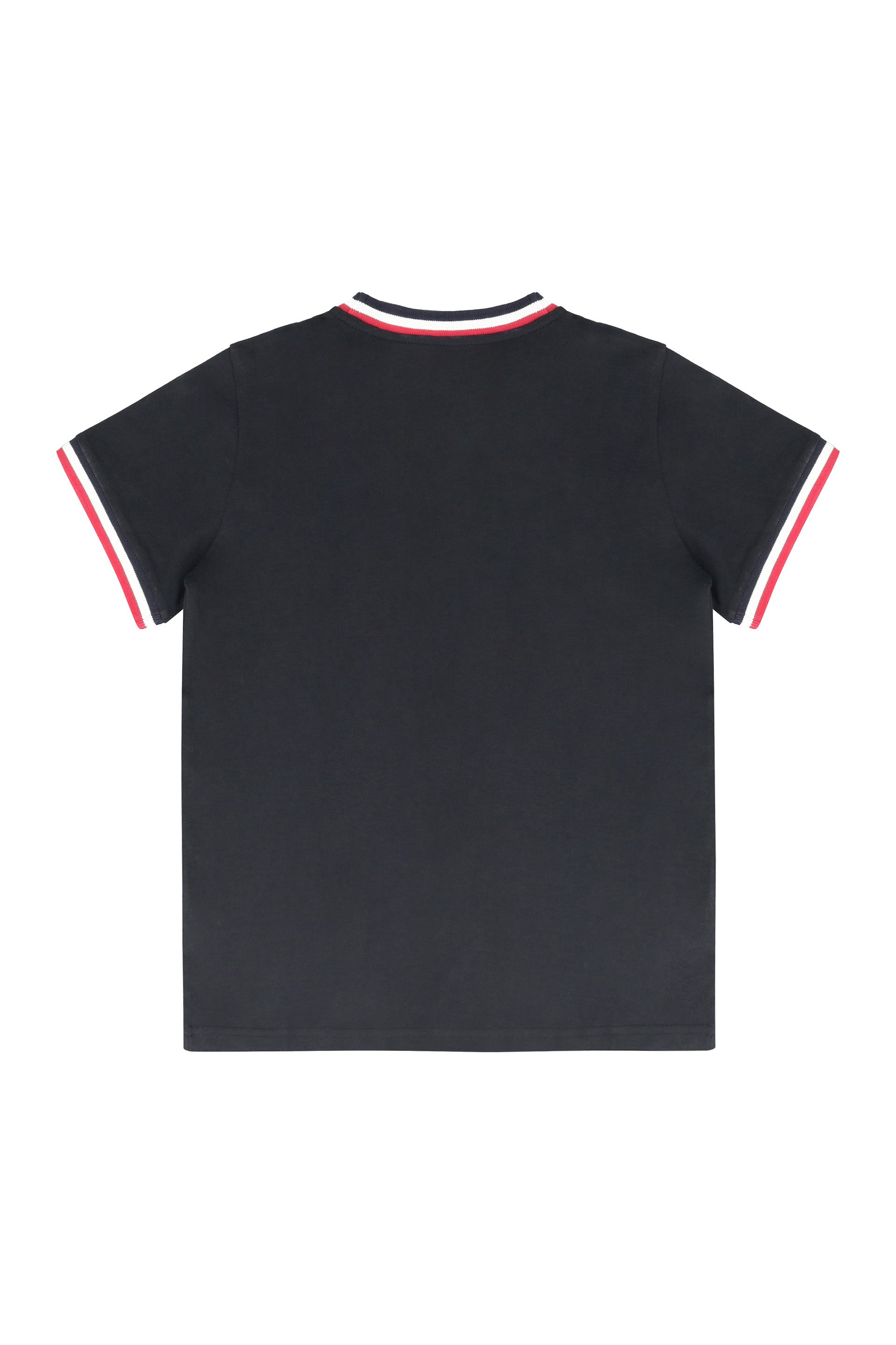 MONCLER KIDS Kids' Cotton Crew-Neck T-Shirt with Contrasting Edges