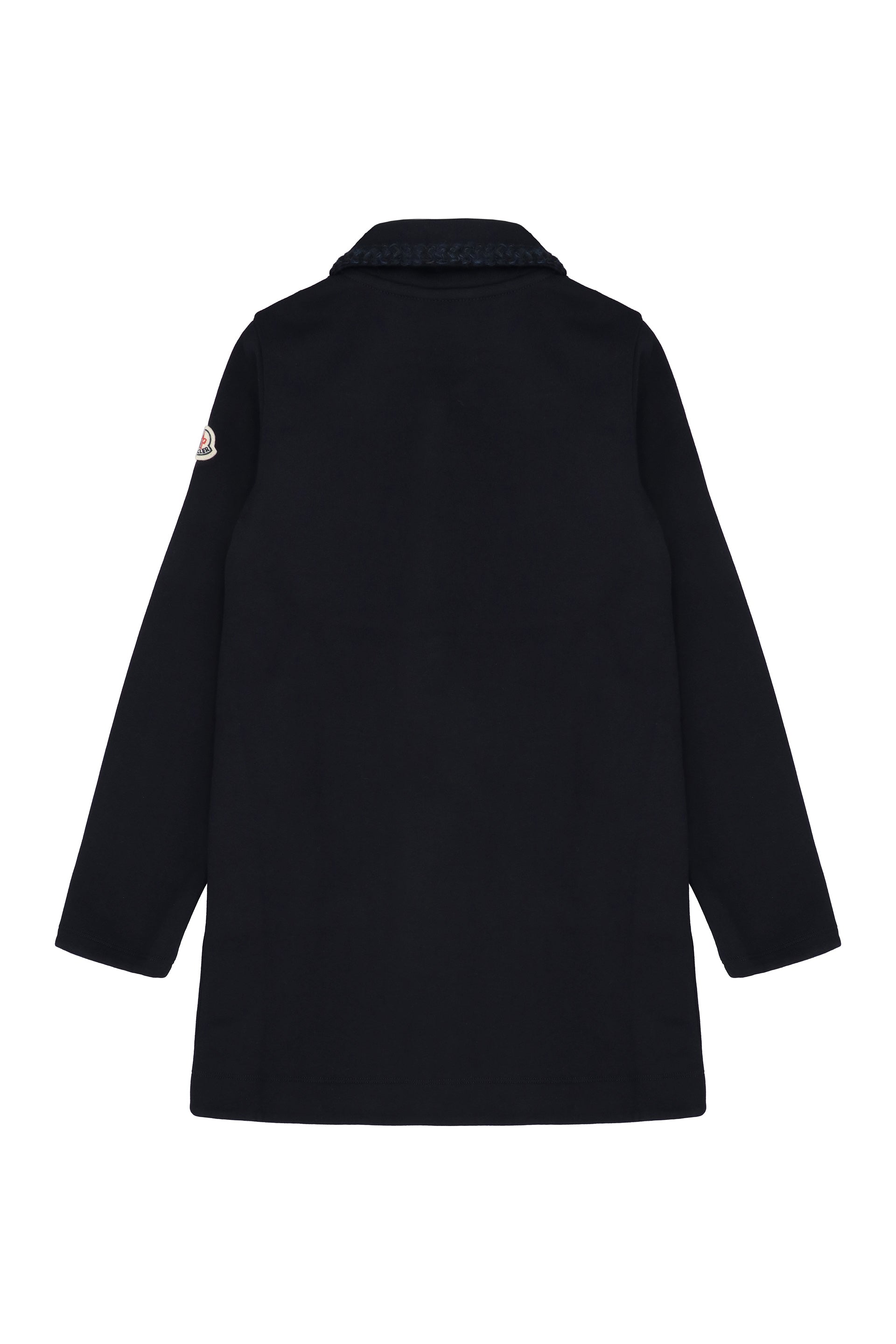 MONCLER KIDS Mini Cotton Shirtdress with Four Front Pockets