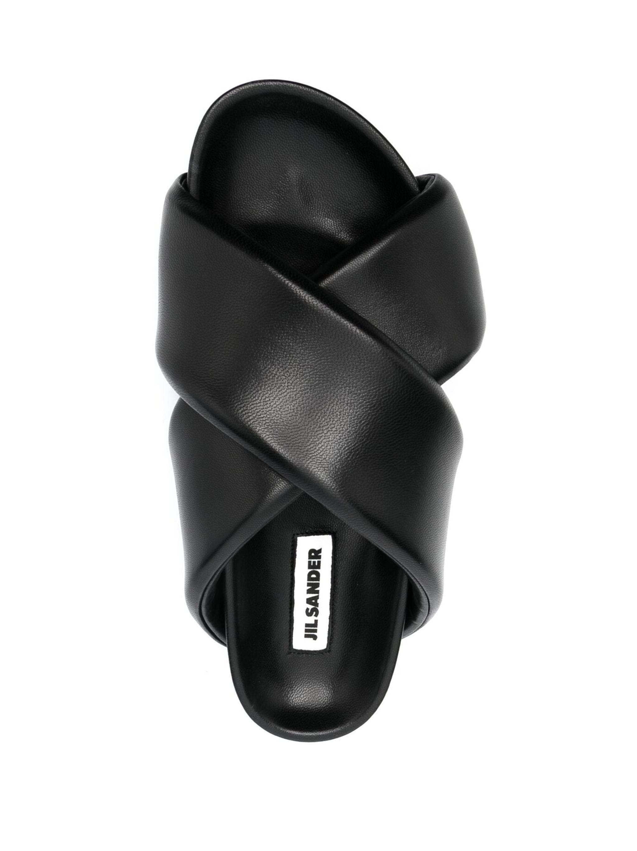 JIL SANDER Men's Leather Fusbets Sandal