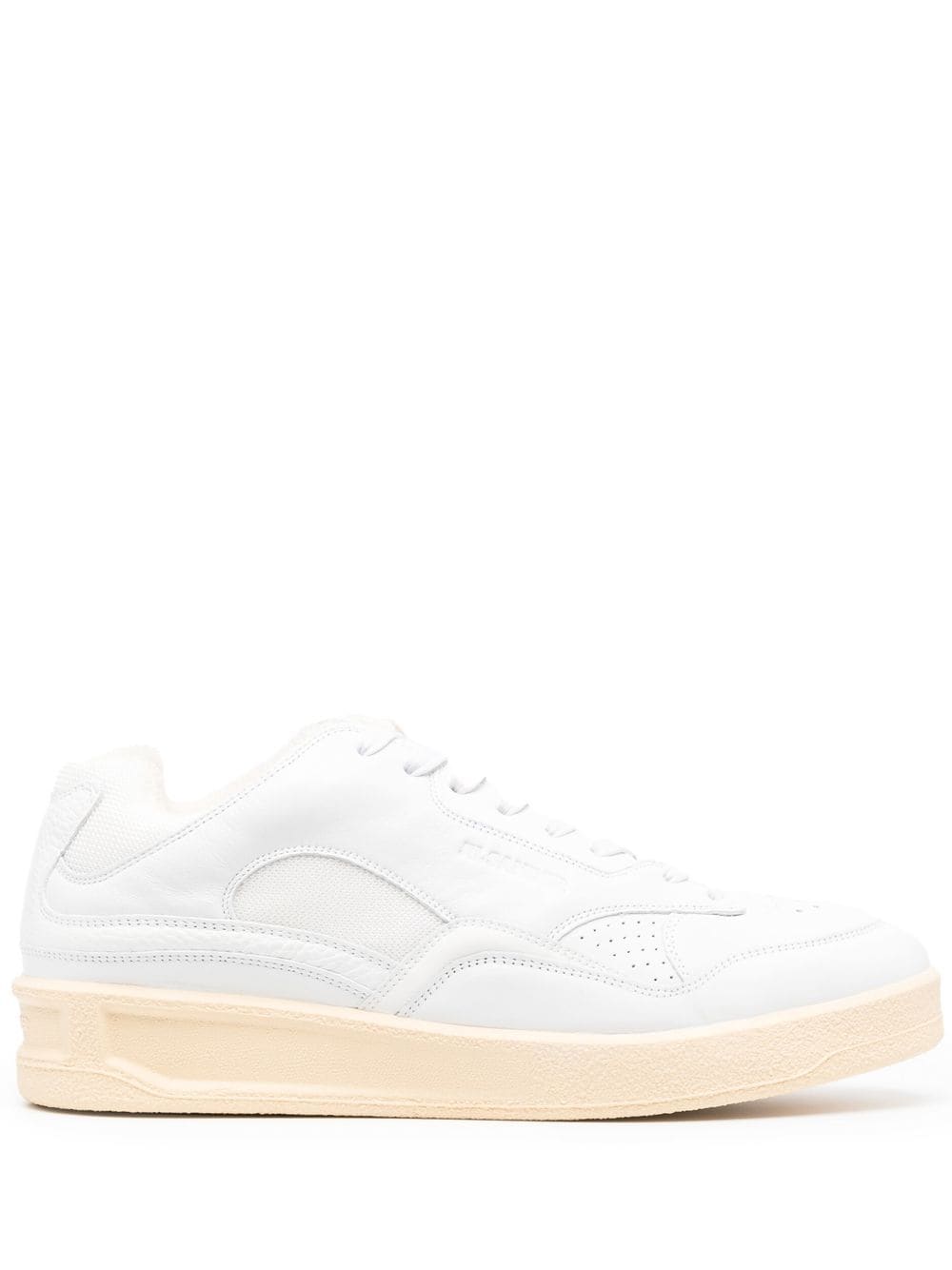 JIL SANDER Premium Leather Low-Top Sneakers