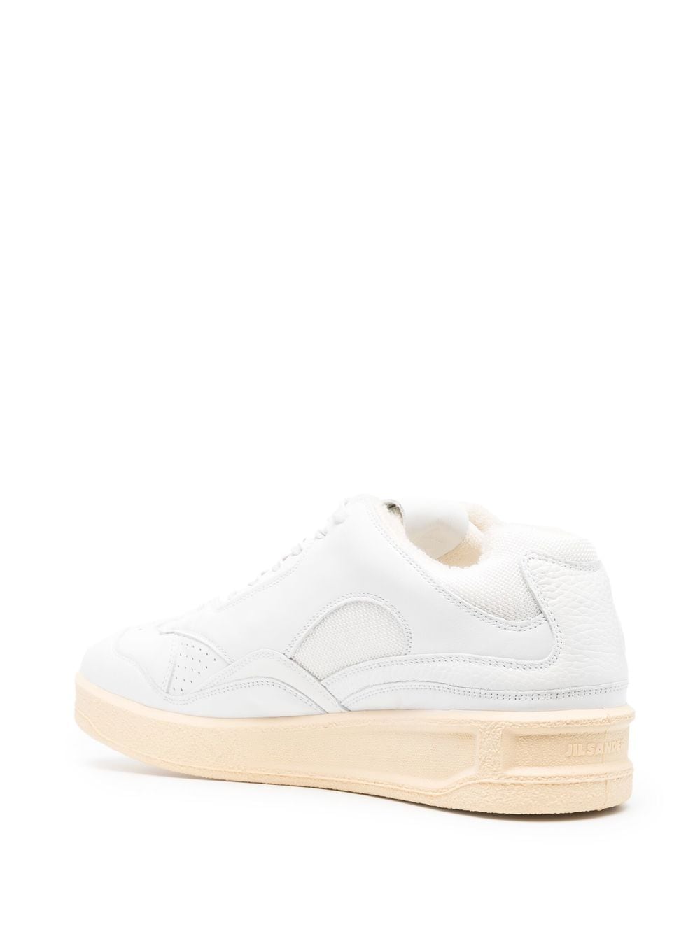 JIL SANDER Premium Leather Low-Top Sneakers
