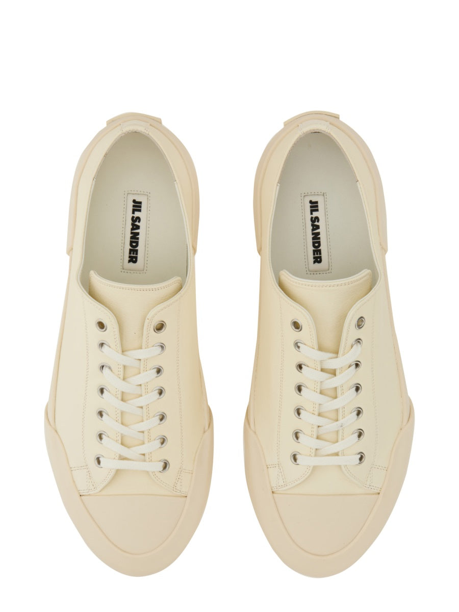 JIL SANDER Low Top Sneaker for Men - Trendy Vulcanized Design