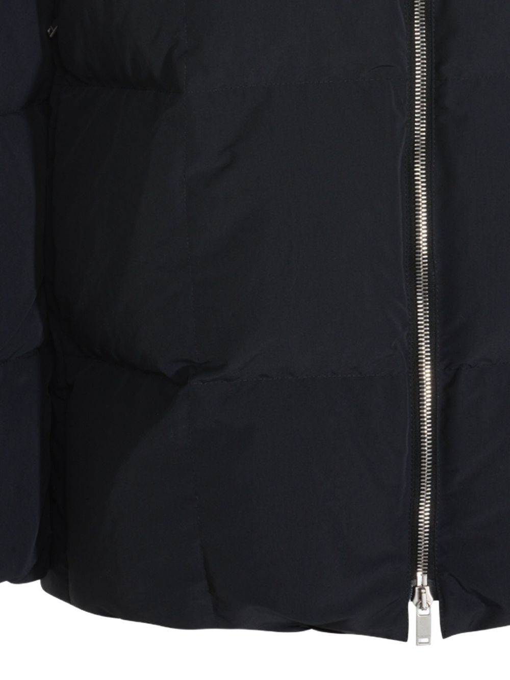 JIL SANDER Hooded Down Jacket with Quilted Design