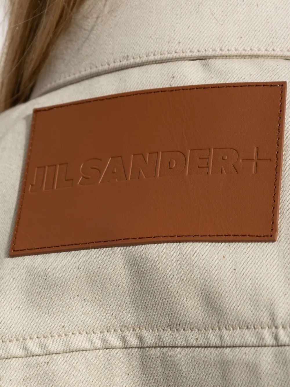 JIL SANDER Overshirt with Logo Label for Women - SS25