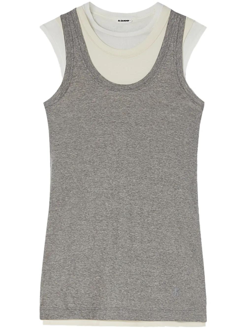 JIL SANDER Cotton Top for Women - SS25 Collection