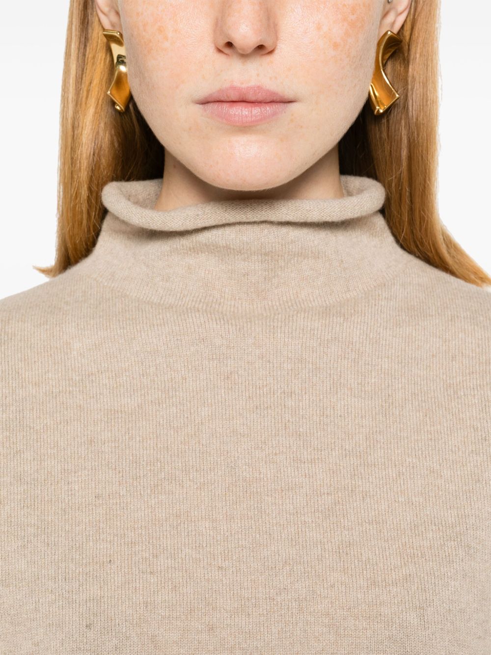 JIL SANDER High Neck Knit Top
