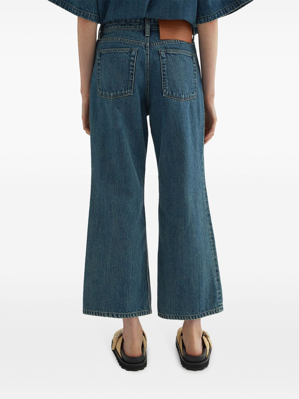 JIL SANDER Wide-Leg Flared Jeans for Women