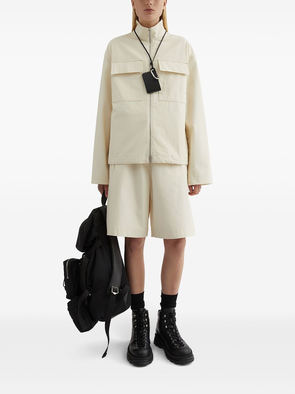 JIL SANDER Natural Womens Shorts