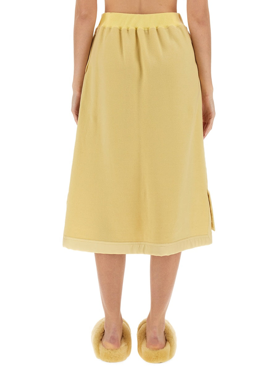JIL SANDER Elegant Midi Skirt - Size 36