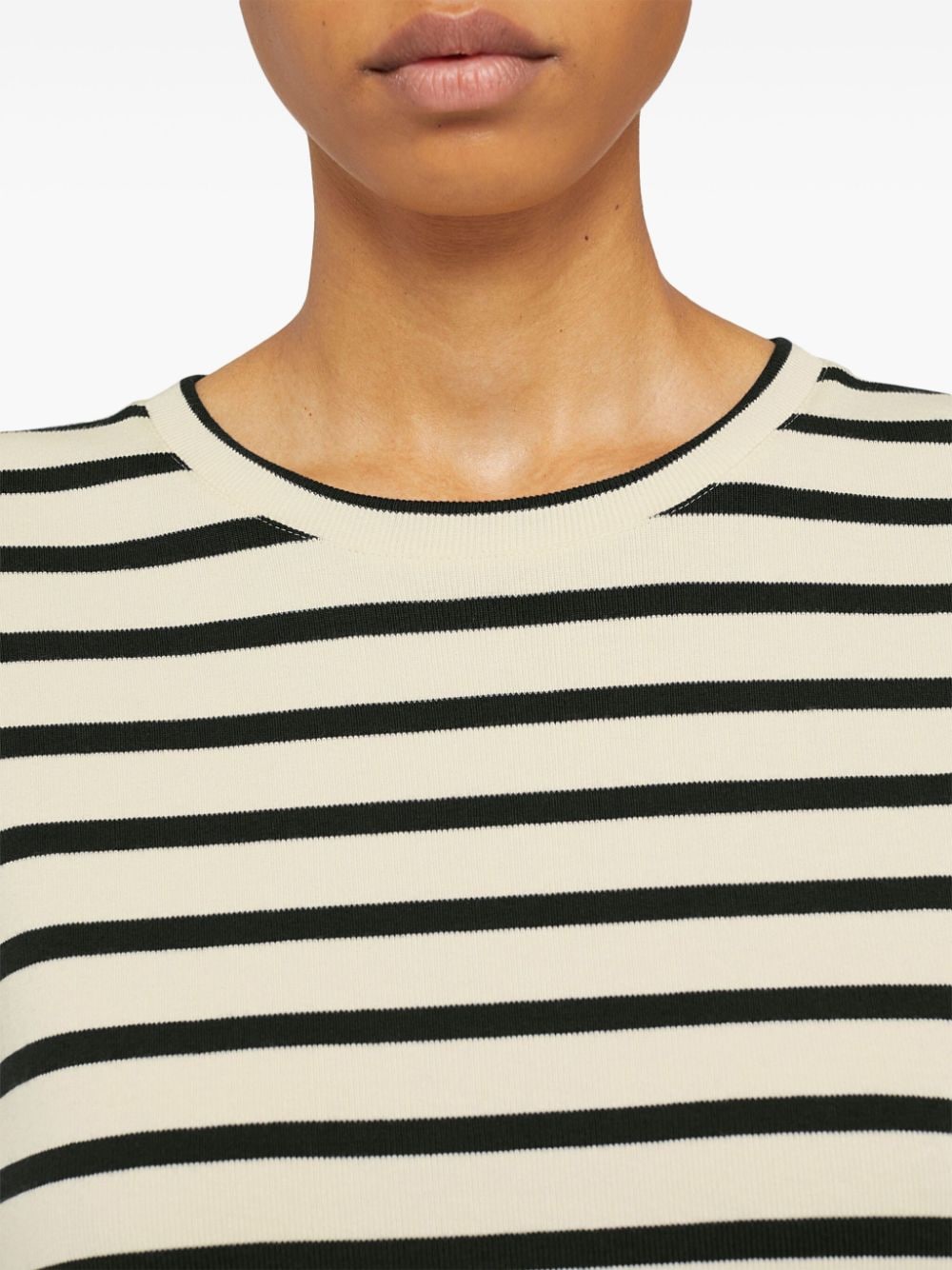 JIL SANDER Long Sleeved Cotton Top for Women