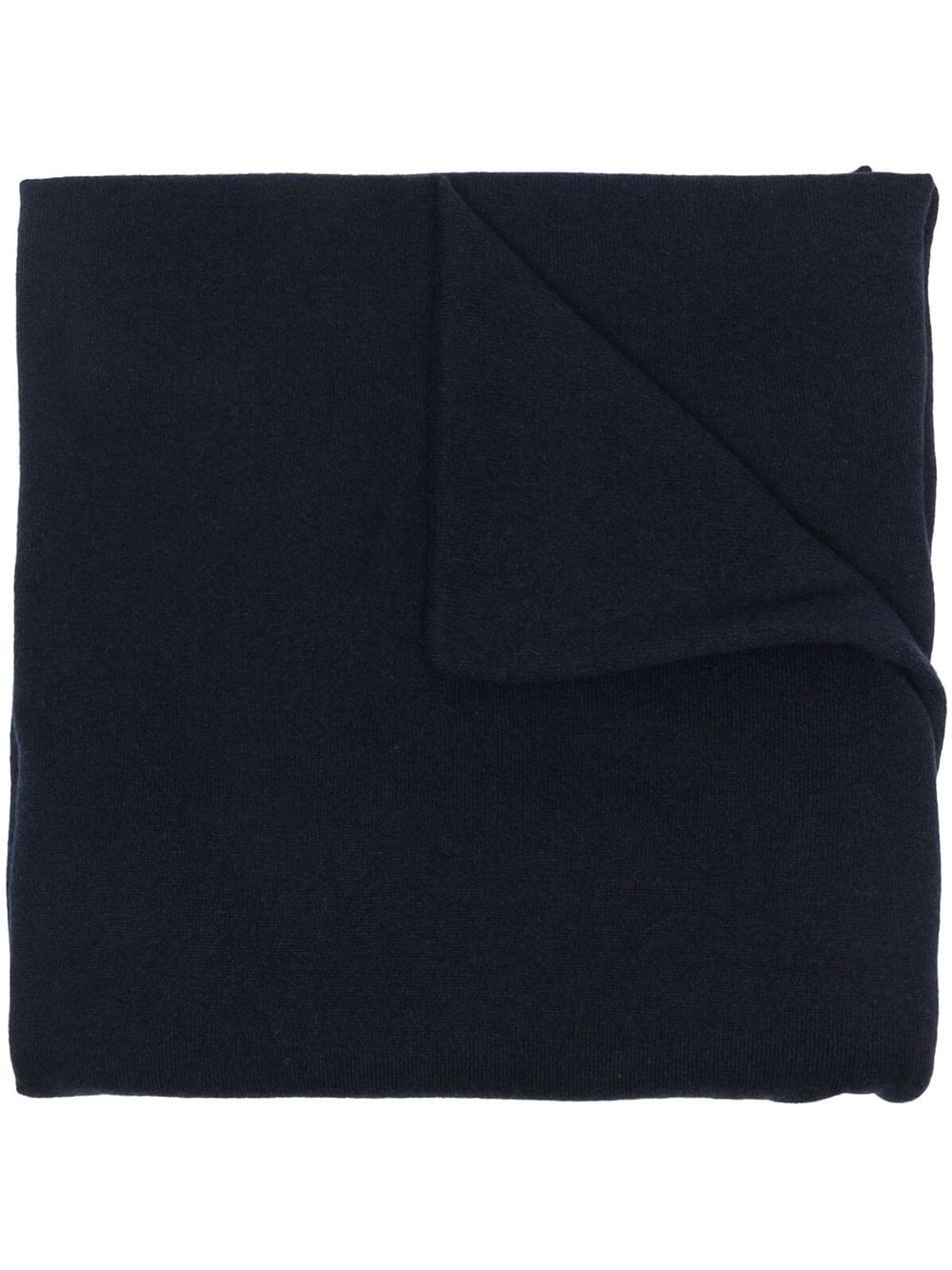 JIL SANDER Cashmere Logo-Patch Scarf