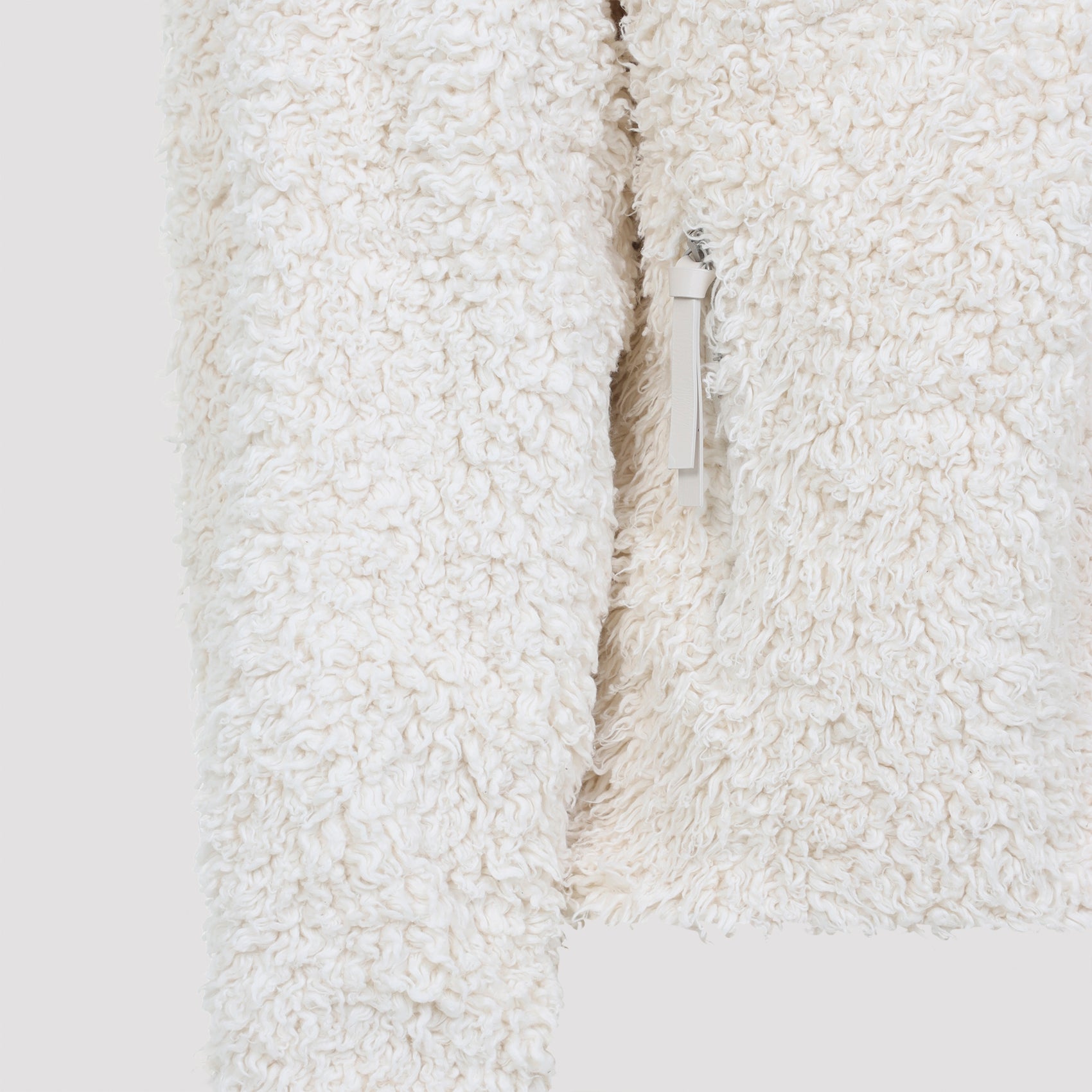 JIL SANDER Men's Teddy Cotton Zip-Up Jacket - FW25