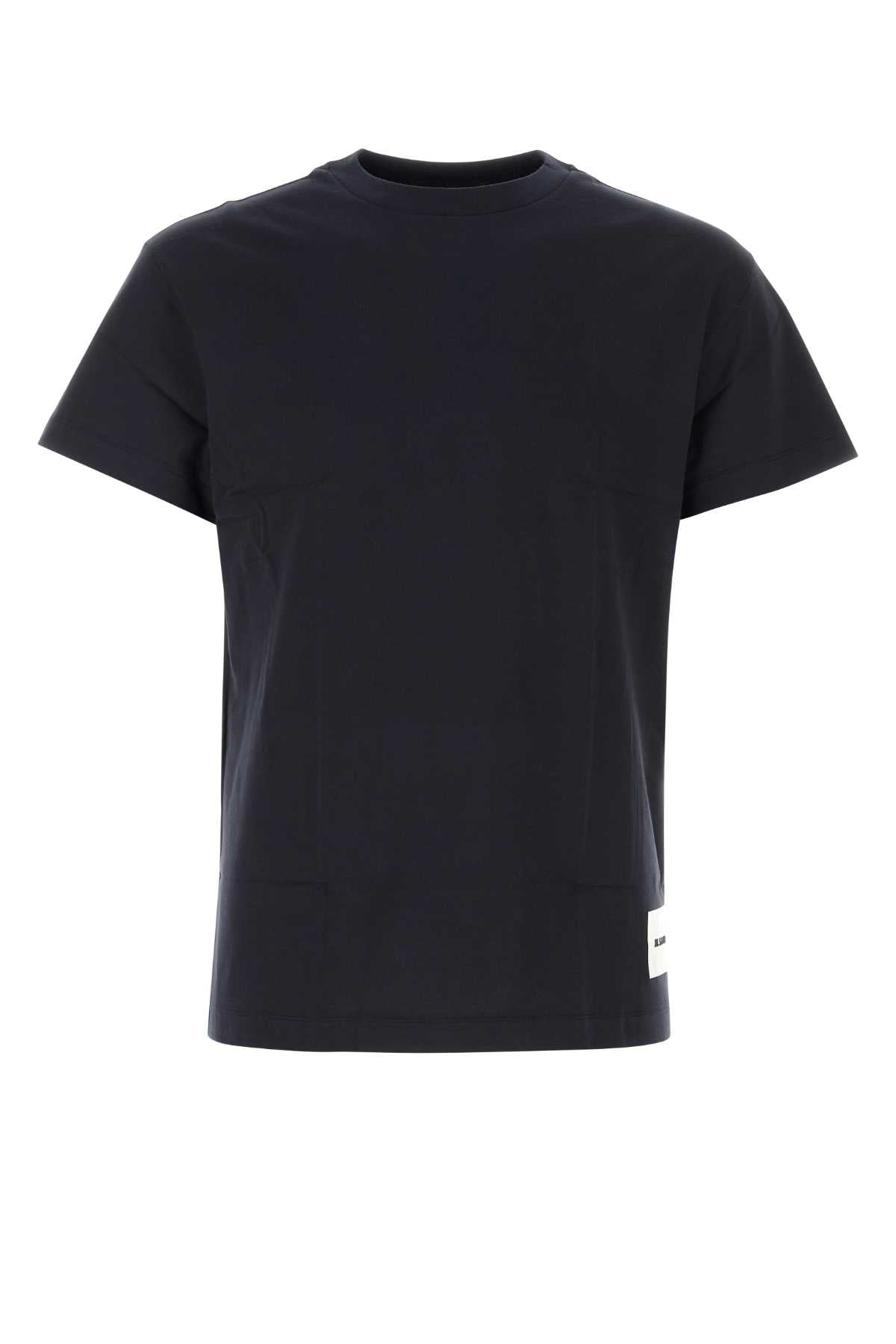 JIL SANDER Midnight Cotton T-Shirt Set for Men