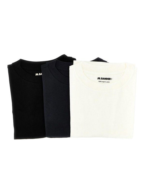 JIL SANDER Three-Piece Multicolor T-Shirt Set for Men
