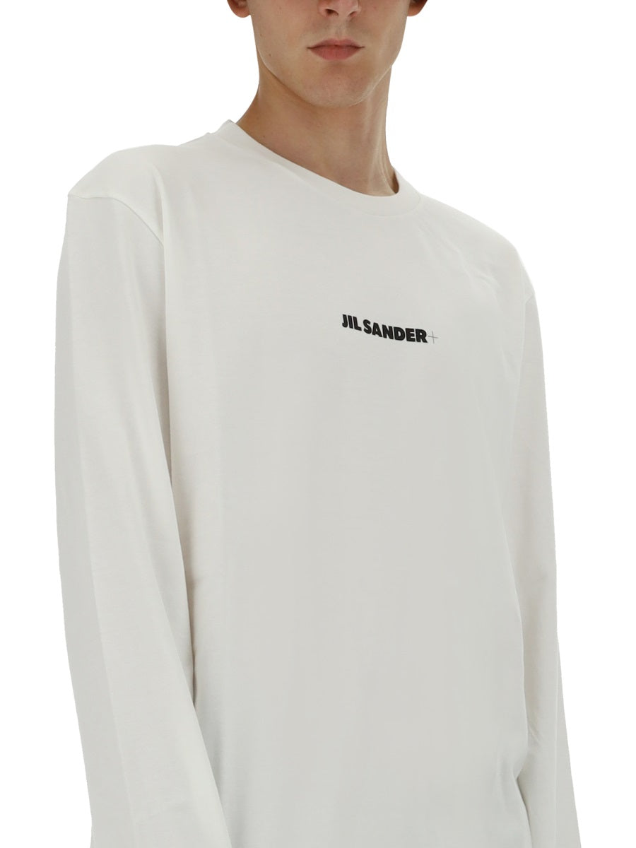 JIL SANDER Men's Logo T-Shirt - Medium