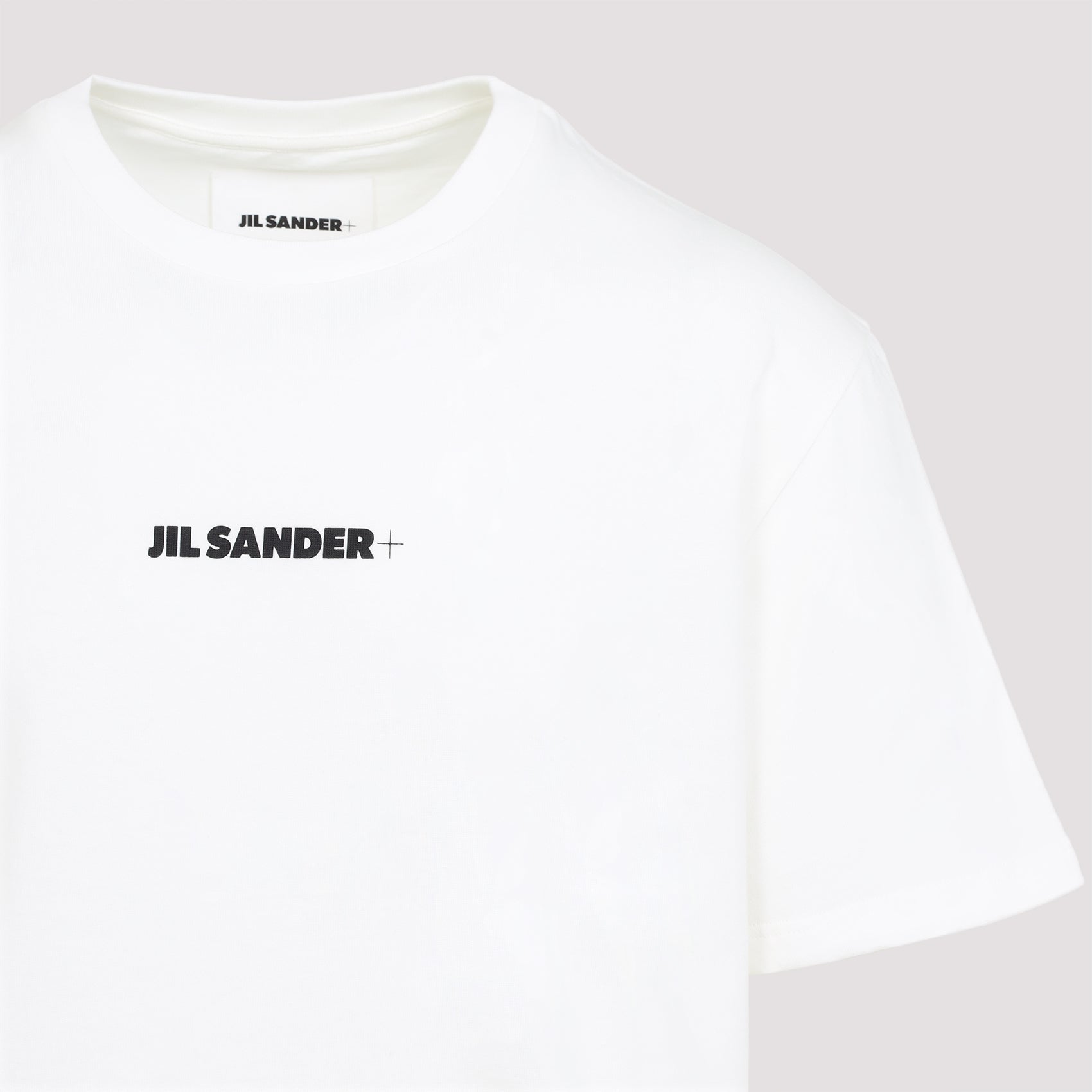 JIL SANDER Men's Logo Cotton T-Shirt - Short Sleeves