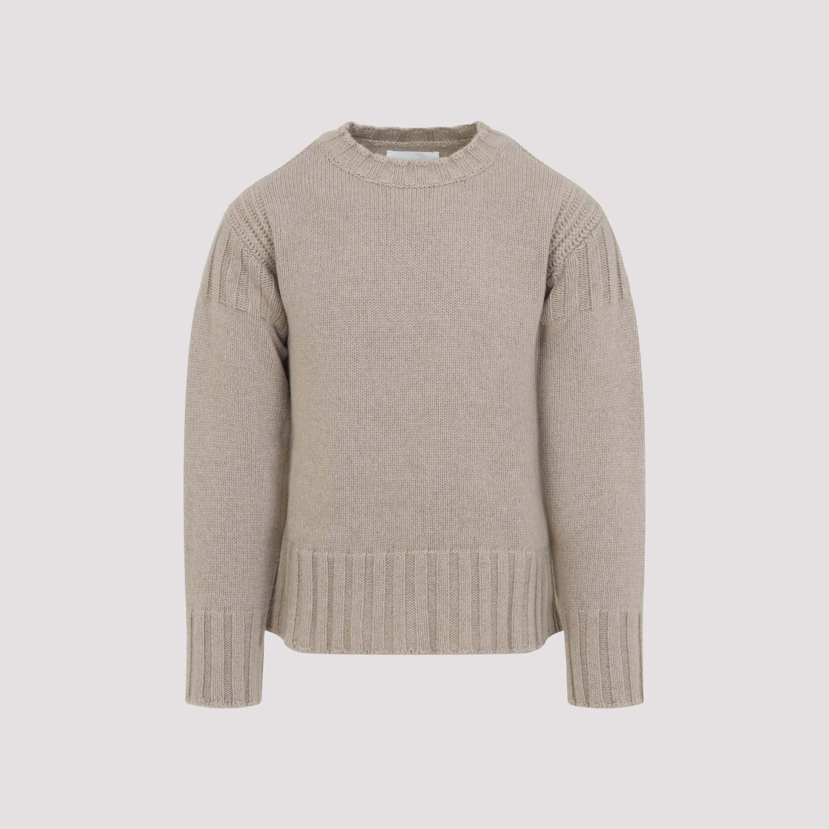 JIL SANDER Long Sleeve Cashmere Sweater for Men