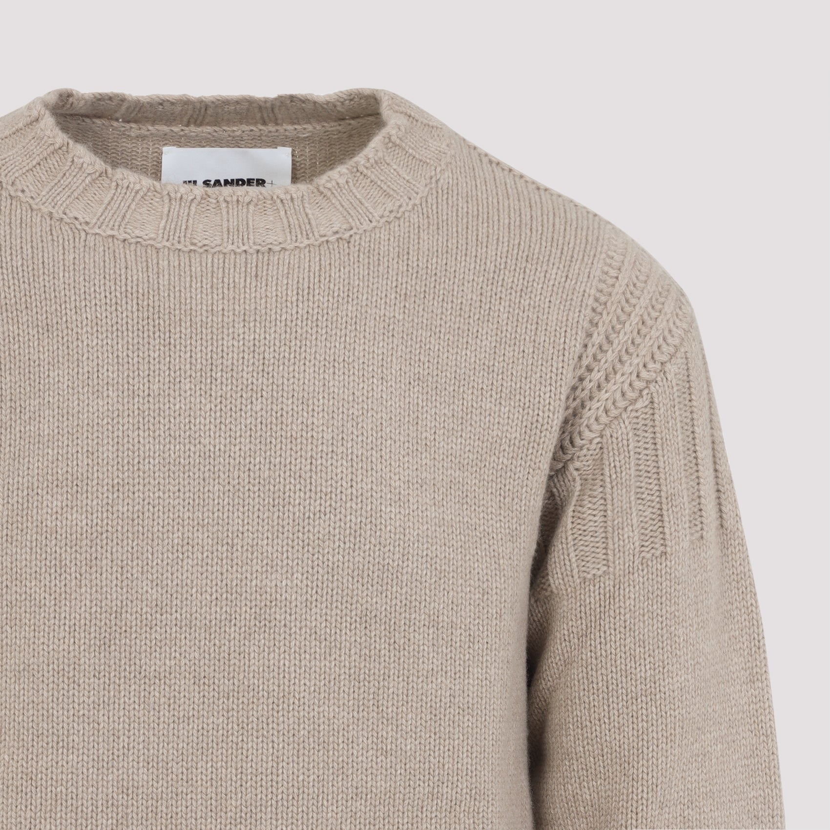 JIL SANDER Long Sleeve Cashmere Sweater for Men