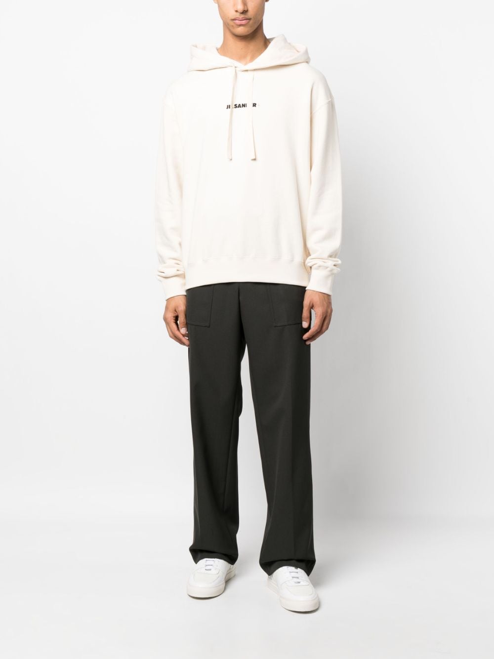 JIL SANDER Regular Fit Logo Sweatshirt for Men