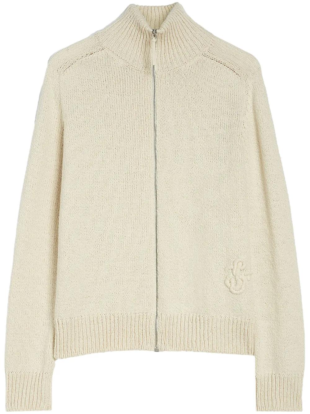 JIL SANDER Men's Zip Cardigan