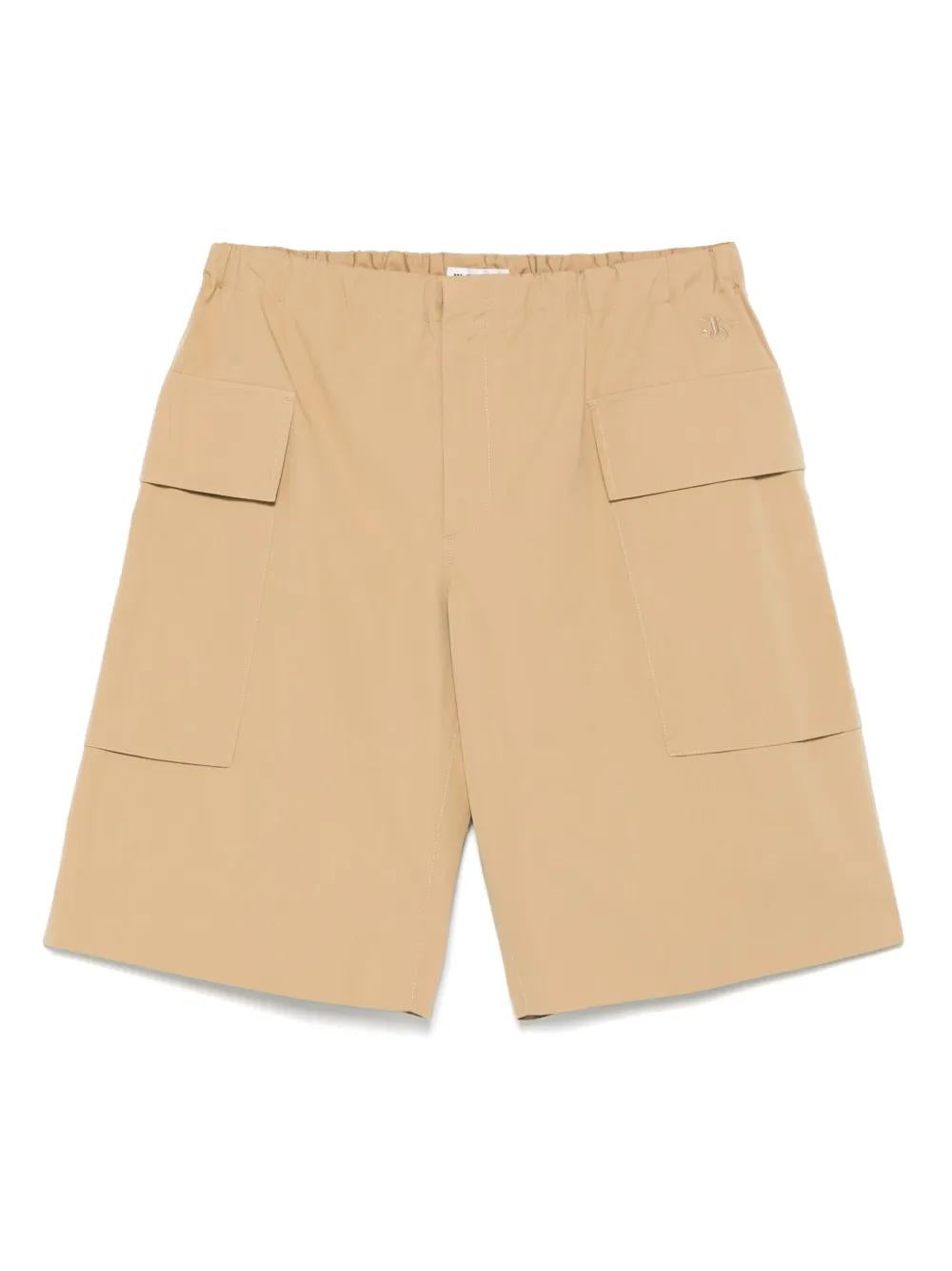 JIL SANDER Men's Mini Belted Bermudas