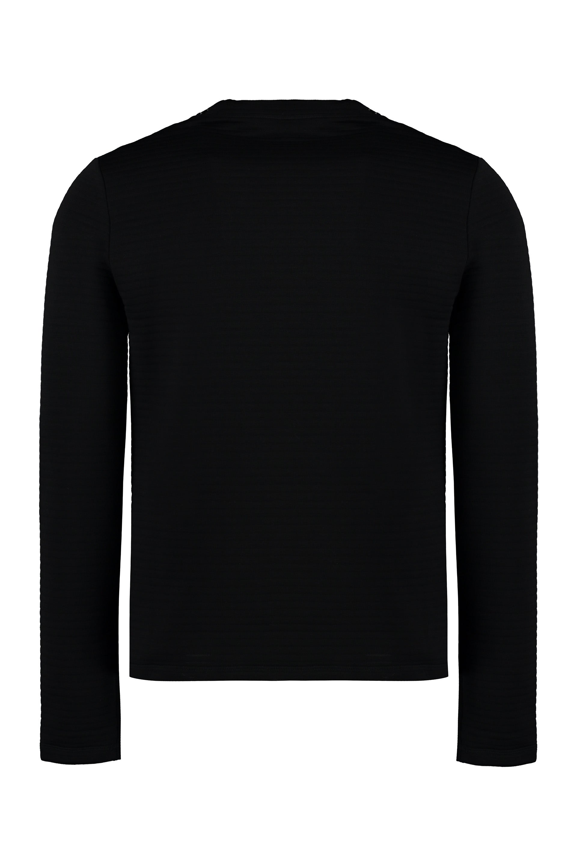 JIL SANDER Zipper Detail Long Sleeve T-Shirt