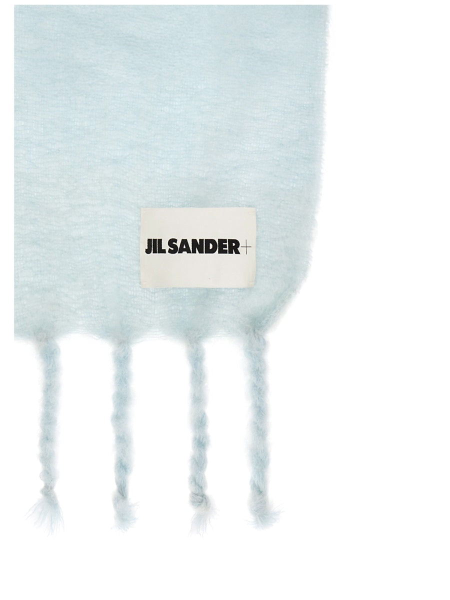 JIL SANDER Luxurious Mohair Wool Scarf for Men