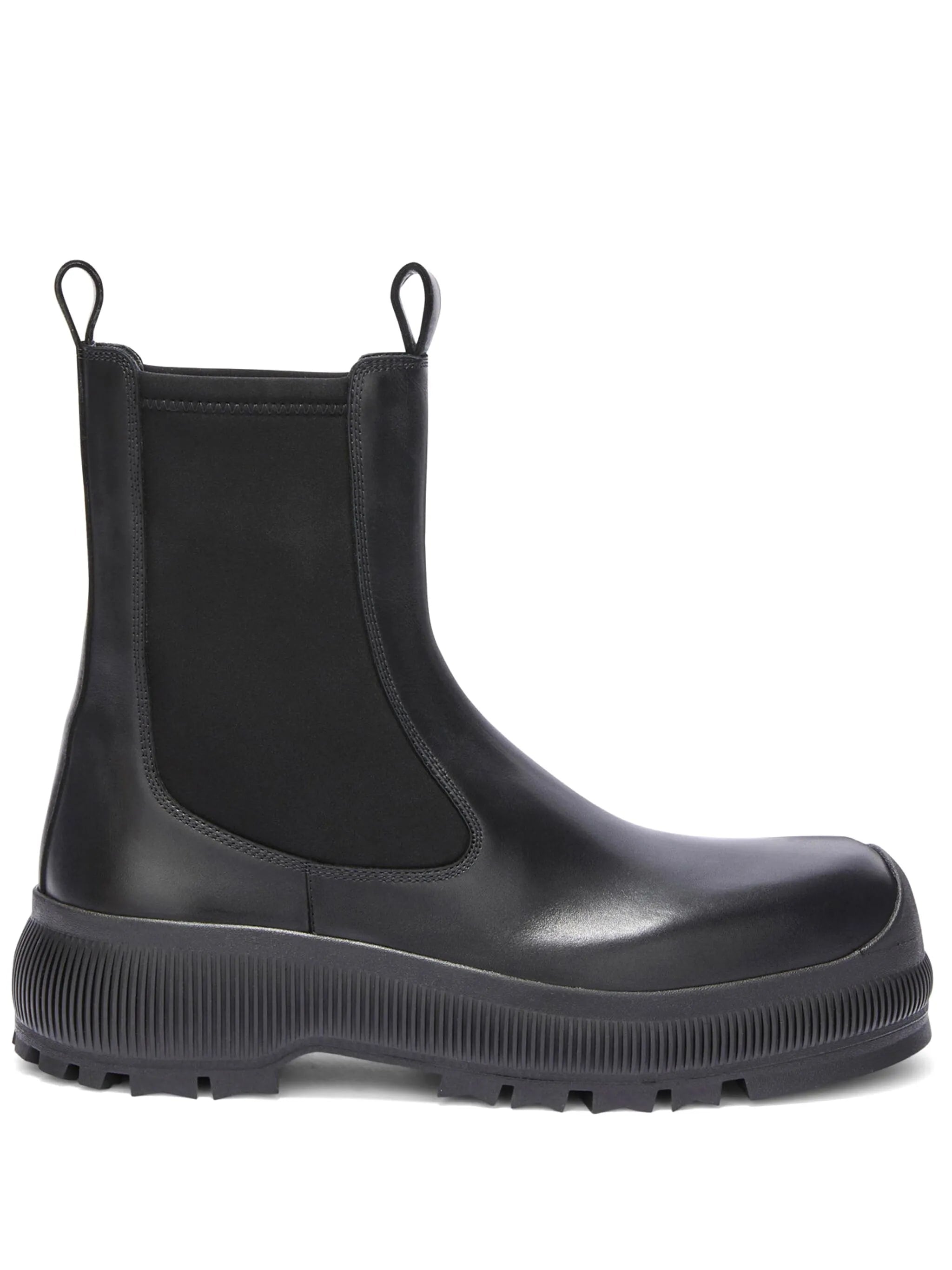 JIL SANDER Men's Leather Chelsea Boots