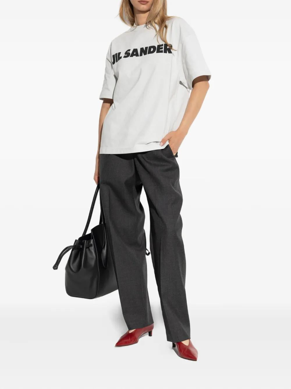 JIL SANDER Oversized Logo-Printed T-Shirt