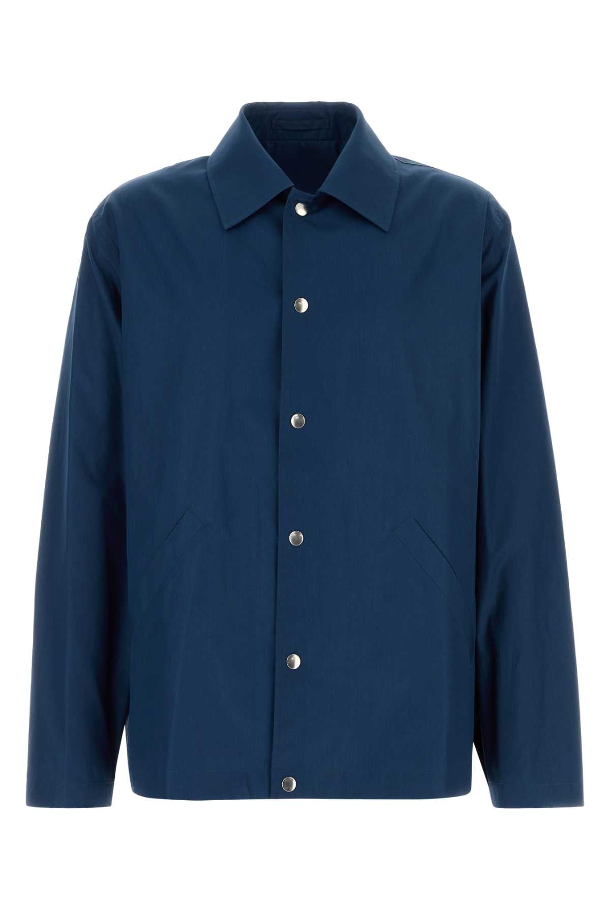 JIL SANDER Men's Cotton Windbreaker Jacket