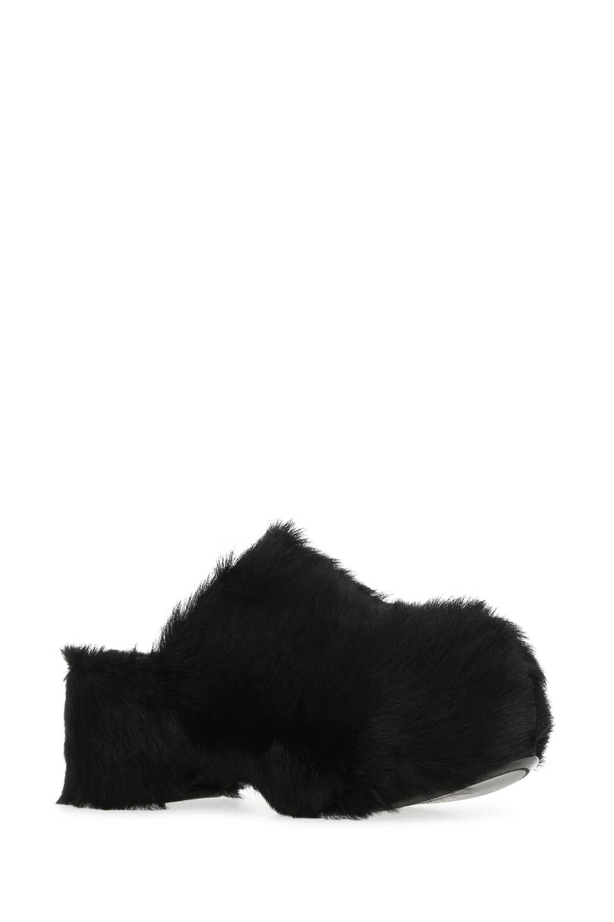JIL SANDER Fur Clogs for Women