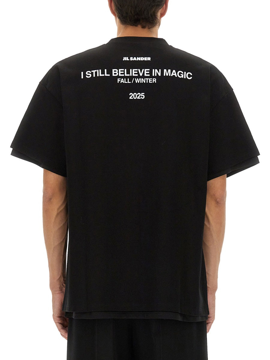 JIL SANDER Cotton T-Shirt for Men - FW25 Collection