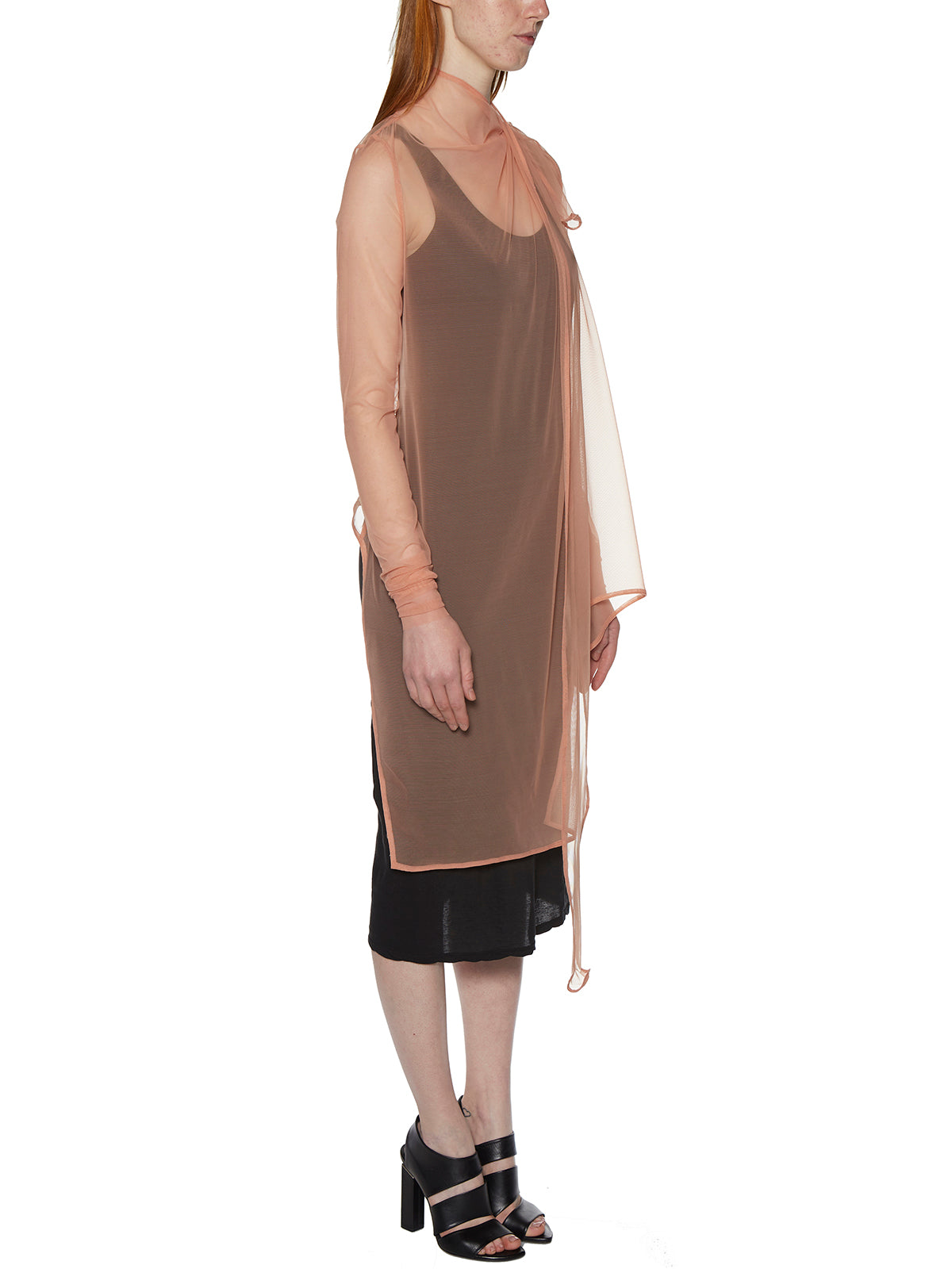 RICKOWENSLILIES Asymmetrical Mini Stretch Jacket - Size 38