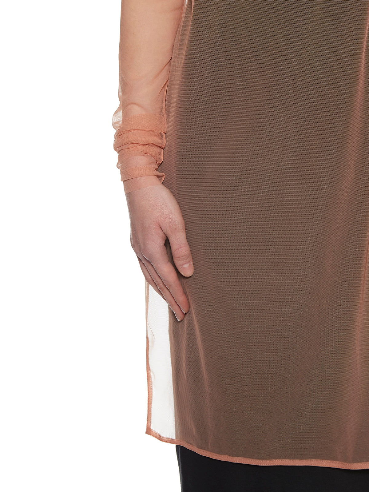 RICKOWENSLILIES Asymmetrical Mini Stretch Jacket - Size 38