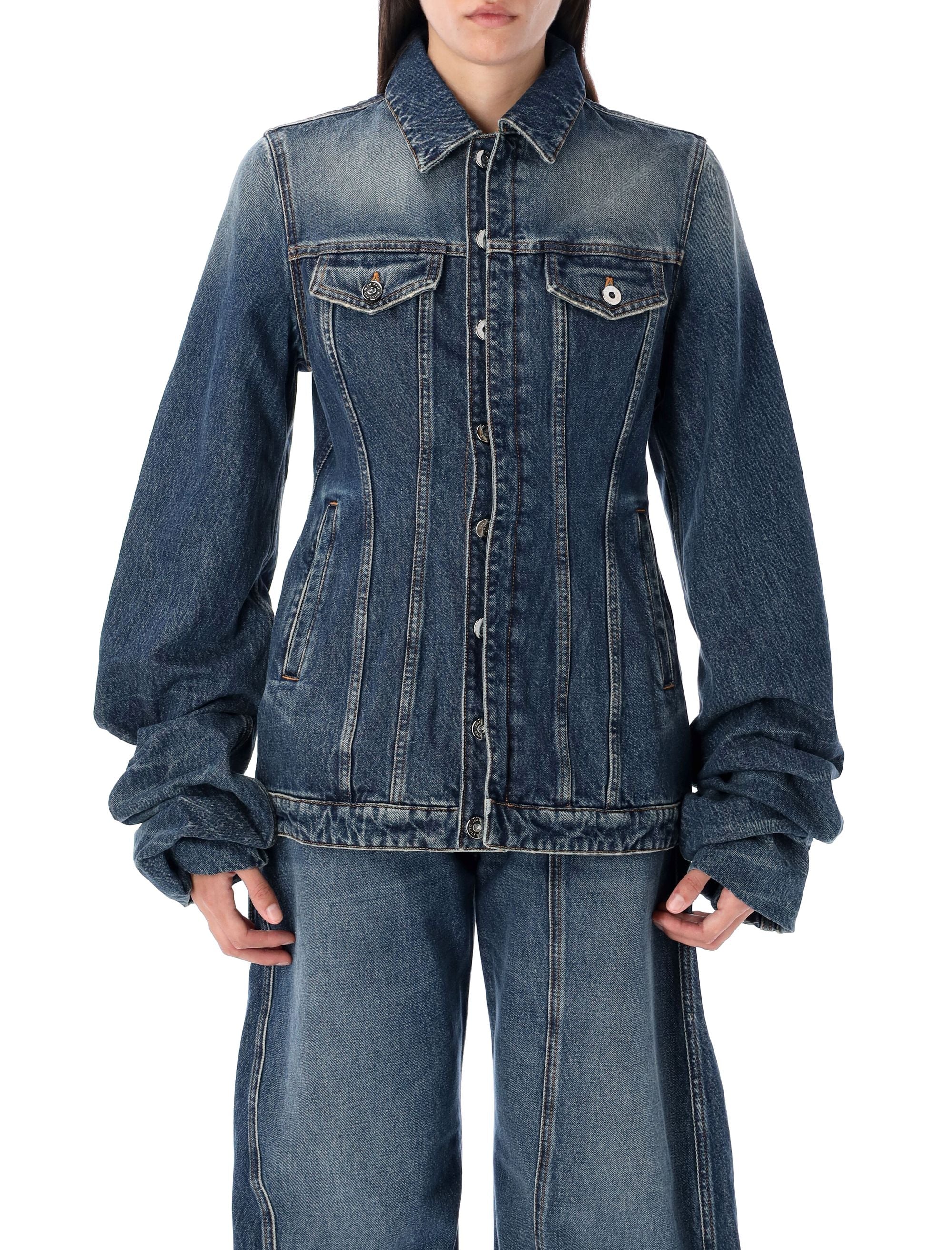 JEAN PAUL GAULTIER Oversized Denim Jacket - Women’s Size S