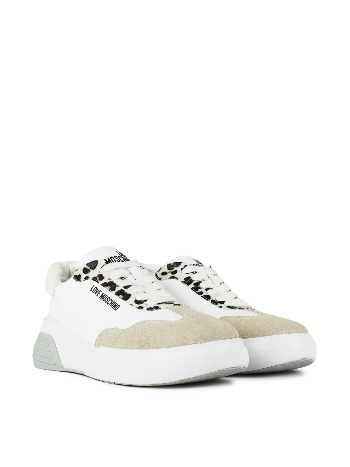 LOVE MOSCHINO Chunky Leopard Detail Sneakers for Women