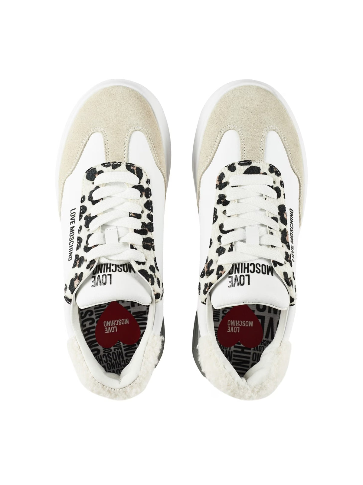 LOVE MOSCHINO Chunky Leopard Detail Sneakers for Women